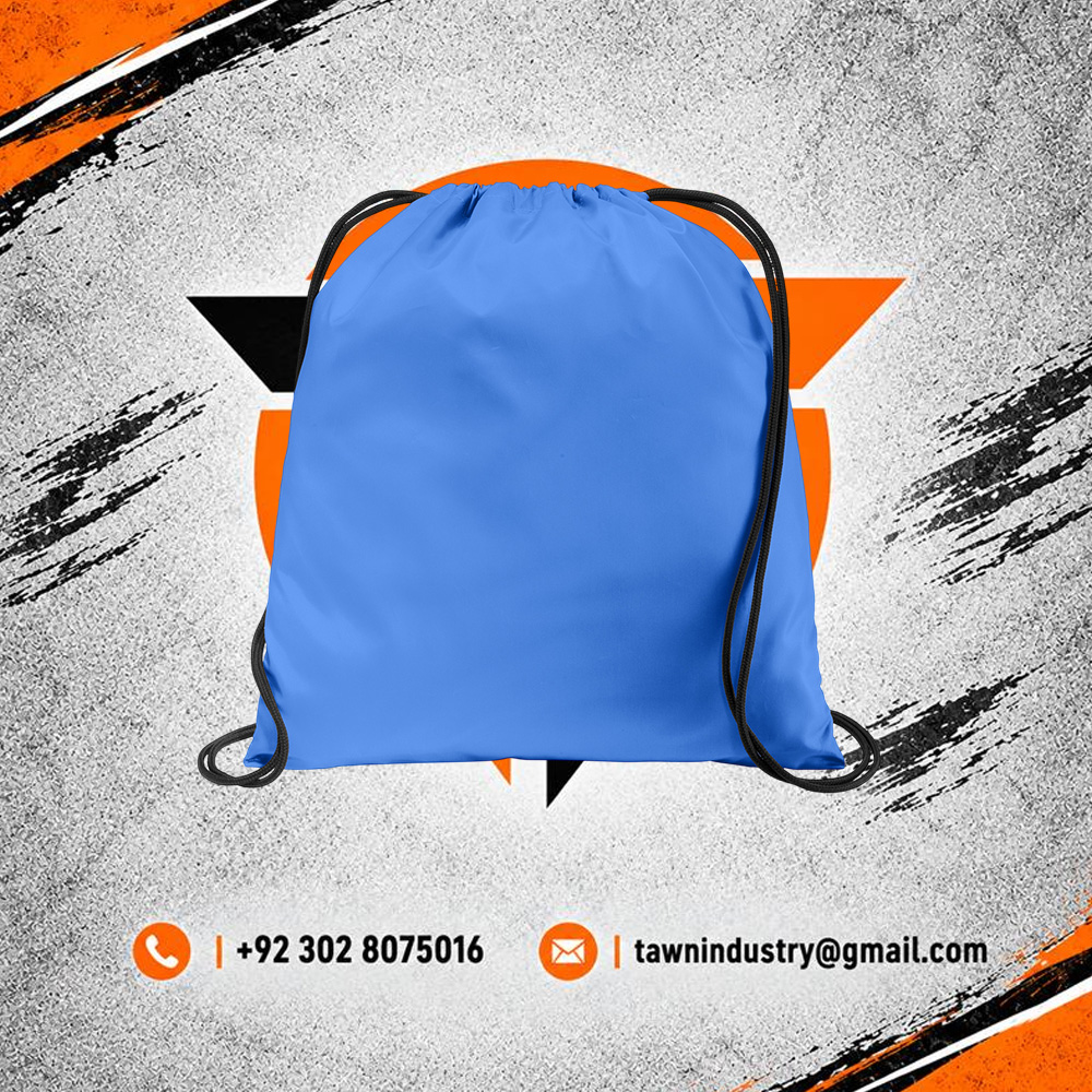  Unisex Lightweight Drawstring Gym Sackpack - Royal Blue